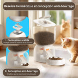 Distributeur de nourriture pour chat