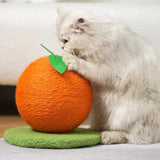 Griffoir chat design - Fruits Orange