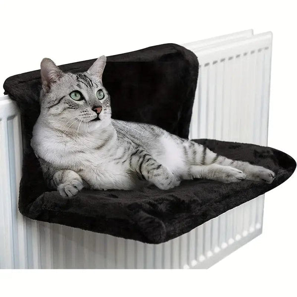 Hamac pour chat radiateur Noir