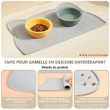 Tapis gamelle chat